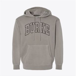 Burke South Dakota Trendy Block Pigment-Dyed Hoodie