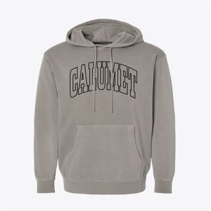 Calumet Oklahoma Trendy Block Pigment-Dyed Hoodie
