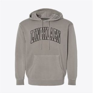 Lincklaen New York Trendy Block Pigment-Dyed Hoodie