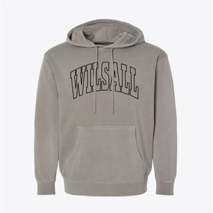 Wilsall Montana Trendy Block Pigment-Dyed Hoodie
