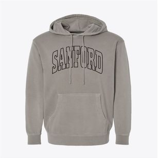 Sanford Virginia Trendy Block Pigment-Dyed Hoodie