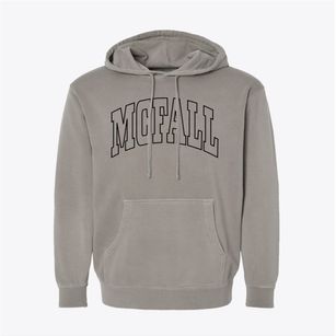 Mcfall Missouri Trendy Block Pigment-Dyed Hoodie