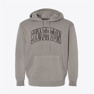 Symerton Illinois Trendy Block Pigment-Dyed Hoodie