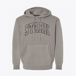 Stark Kansas Trendy Block Pigment-Dyed Hoodie