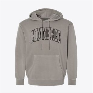 Commerce Missouri Trendy Block Pigment-Dyed Hoodie