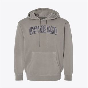 Westmoreland New York Trendy Block Pigment-Dyed Hoodie