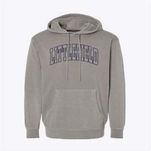 Littlefield Texas Trendy Block Pigment-Dyed Hoodie