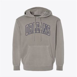 Orleans New York Trendy Block Pigment-Dyed Hoodie