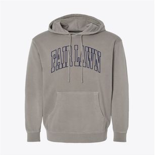 Fair Lawn New Jersey Trendy Block Pigment-Dyed Hoodie