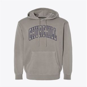 Churchill Ohio Trendy Block Pigment-Dyed Hoodie