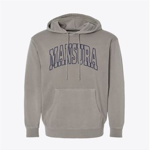 Mansura Louisiana Trendy Block Pigment-Dyed Hoodie