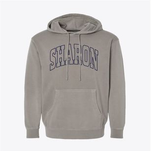 Sharon New Hampshire Trendy Block Pigment-Dyed Hoodie