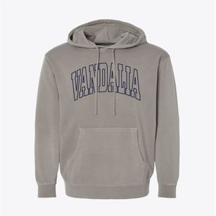 Vandalia Ohio Trendy Block Pigment-Dyed Hoodie