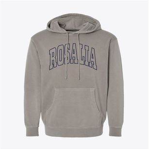 Rosalia Kansas Trendy Block Pigment-Dyed Hoodie