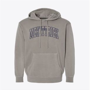 Mckittrick Missouri Trendy Block Pigment-Dyed Hoodie