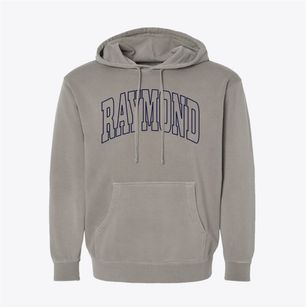 Raymond New Hampshire Trendy Block Pigment-Dyed Hoodie