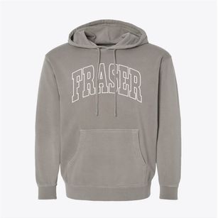 Fraser Colorado Trendy Block Pigment-Dyed Hoodie
