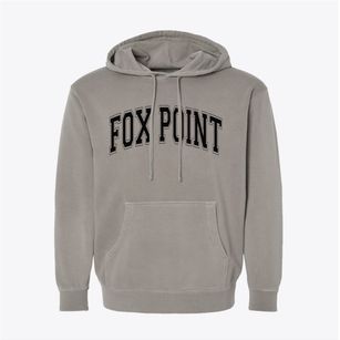 Fox Point Wisconsin Varsity Pigment-Dyed Hoodie