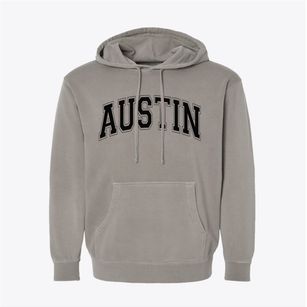 Austin Texas Varsity Pigment-Dyed Hoodie
