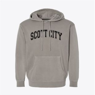 Scott City Kansas Varsity Pigment-Dyed Hoodie