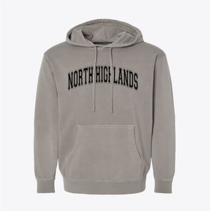 North Highlands California Varsity Pigment-Dyed Hoodie