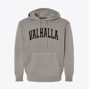 Valhalla New York Varsity Pigment-Dyed Hoodie