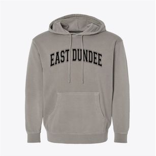 East Dundee Illinois Varsity Pigment-Dyed Hoodie