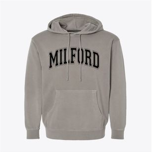 Milford Iowa Varsity Pigment-Dyed Hoodie
