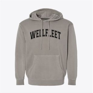 Wellfleet Massachusetts Varsity Pigment-Dyed Hoodie