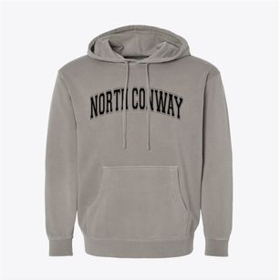 North Conway New Hampshire Varsity Pigment-Dyed Hoodie