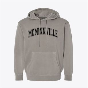 Mcminnville Oregon Varsity Pigment-Dyed Hoodie