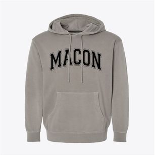 Macon Georgia Varsity Pigment-Dyed Hoodie