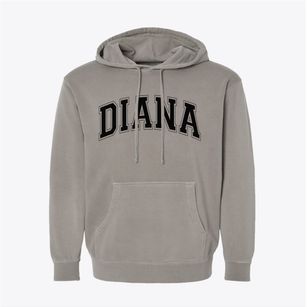 Diana New York Varsity Pigment-Dyed Hoodie