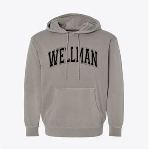 Wellman Iowa Varsity Pigment-Dyed Hoodie
