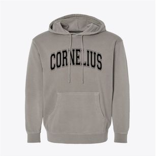 Cornelius North Carolina Varsity Pigment-Dyed Hoodie