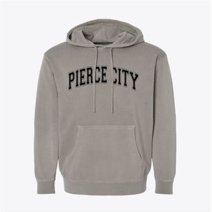Pierce City Missouri Varsity Pigment-Dyed Hoodie