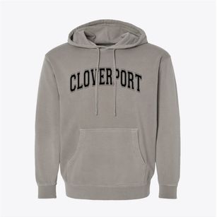 Cloverport Kentucky Varsity Pigment-Dyed Hoodie