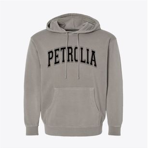 Petrolia Texas Varsity Pigment-Dyed Hoodie