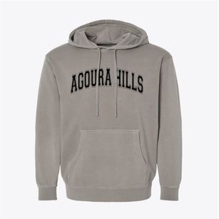 Agoura Hills California Varsity Pigment-Dyed Hoodie