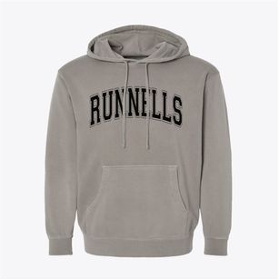 Runnells Iowa Varsity Pigment-Dyed Hoodie