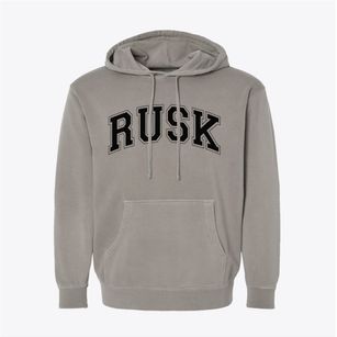 Rusk Wisconsin Varsity Pigment-Dyed Hoodie