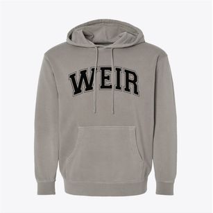 Weir Mississippi Varsity Pigment-Dyed Hoodie
