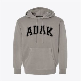 Adak Alaska Varsity Pigment-Dyed Hoodie