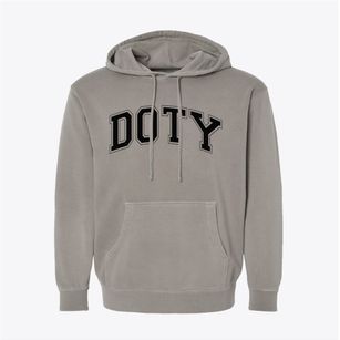Doty Wisconsin Varsity Pigment-Dyed Hoodie