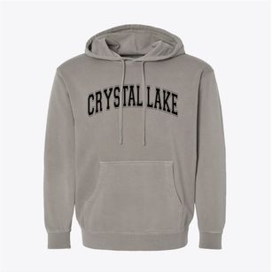 Crystal Lake Iowa Varsity Pigment-Dyed Hoodie