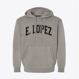 E. Lopez Texas Varsity Pigment-Dyed Hoodie