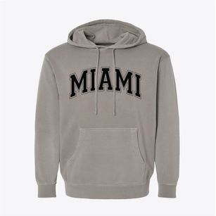 Miami Oklahoma Varsity Pigment-Dyed Hoodie