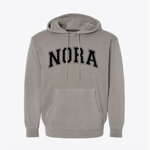 Nora Nebraska Varsity Pigment-Dyed Hoodie
