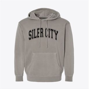 Siler City North Carolina Varsity Pigment-Dyed Hoodie
