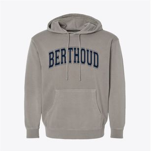 Berthoud Colorado Varsity Pigment-Dyed Hoodie